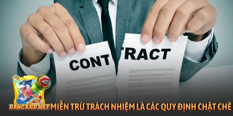 Miễn trừ trách nhiệm là các quy định chặt chẽ